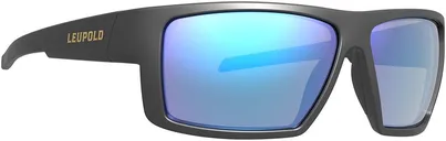 Leupold Switchback Matte Black Blue Mirror Polycarbonate Sunglasses - Leupold