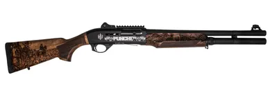Mace Cowboy Puncher Engraved 12 GA-3 18.5 Barrel 5-Rounds - Mace