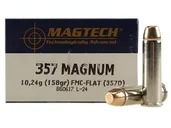 MagTech Range/Training Brass .357 Mag 158-Grain 50-Rounds FMJFP - Magtech