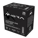 Migra Ammunition Stack 12 GA-3 #1 and #3 Shot 1-1/4 oz 25-Rounds - Migra Ammo