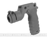Mission First Tactical React Torch Grip GRY - Mission First Tactical