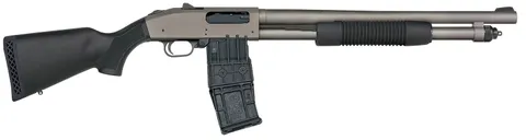 Mossberg 590M Tungsten Gray 12 GA-2.75 18.5 Barrel 10-Rounds - Mossberg