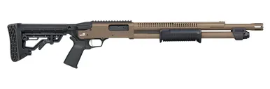 Mossberg 590R Flat Dark Earth 12 GA 18.5 Barrel 6-Rounds - Mossberg