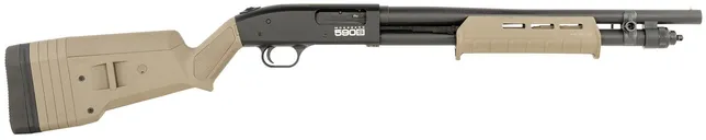 Mossberg 590S Compact Flat Dark Earth / Black 12 GA 18.5 Barrel 9-Rounds - Mossberg