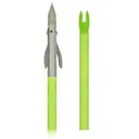 Muzzy Iron 2-Blade Fish Point with Chartreuse Arrow - Muzzy Bowfishing