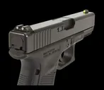 Night Fision Perfect Dot Tritium Night Sight Set for GLOCK 42/43 Green Tritium Front - Night Fision