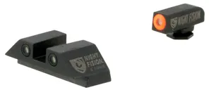 Night Fision Perfect Dot Tritium Night Sight Set for GLOCK 17/19/26/34 Green Tritium Front - Night Fision