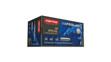 Norma SafeGuard Defense Brass .38 SPL 158-Grain 50-Rounds JHP - Norma Ammo