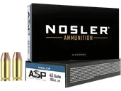 Nosler ASP .45 ACP 185-Grain 50-Rounds JHP - Nosler