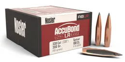 Nosler AccuBond LR 338 Caliber .338 300 Grain 100 Rounds - Nosler
