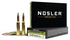 Nosler Expansion Tip Brass 6.5 X 55 120 Grain 20-Rounds - Nosler