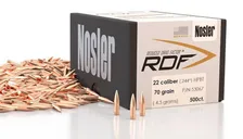 Nosler RDF 70 Grain 22 Cal (224 Diameter) 500 Count - Nosler