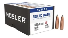Nosler Whitetail Country .30 Caliber / .308 180 Grain 50-Count Solid Base - Nosler