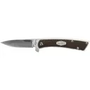 Old Timer Slim Folder Brown - 2-3/5 Plain Edge Drop Point Blade - Old Timer