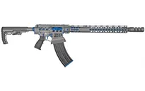 Orthos XR-12 Pro Gray / Blue 12 GA 19 Barrel 5-Rounds 3 with Collapsible Stock - Orthos