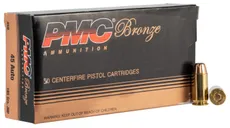 PMC Ammunition Bronze Brass .45 ACP 185-Grain 50-Rounds JHP - PMC Ammo