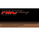 PMC Bronze Ammunition Brass 9mm 124 Grain 50-Rounds FMJ - PMC Ammo
