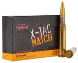 PMC Ammunition Match Brass .50 BMG 740-Grain 10-Rounds Brass Solid - PMC Ammo