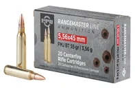 PPU Rangemaster Brass 5.56 NATO 55-Grain 20-Rounds FMJBT - Prvi Partizan