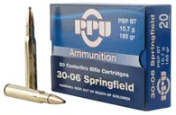 PPU Standard Centerfire Brass .30-06 165Gr PSP - Prvi Partizan