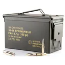 PPU Standard Rifle Ammo Brass Bulk .30-06 150-Grain 500-Rounds FMJ - Prvi Partizan