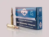 PPU Standard Rifle Brass .264 Win 140 Grain 20-Rounds PSP - Prvi Partizan