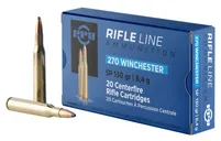 PPU Standard Rifle Brass .270 Win 130-Grain 20-Rounds SP - Prvi Partizan