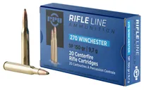 PPU Standard Rifle Brass .270 Win 150-Grain 20-Rounds SP - Prvi Partizan
