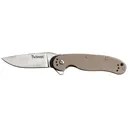 Pachmayr Snare Folding Knife Flat Dark Earth - 2.85 Plain Drop Point Blade - Pachmayr