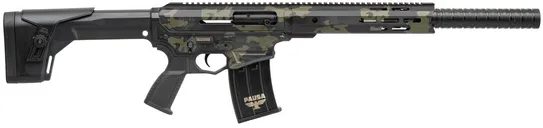 Panzer Arms AR12 G5 MultiCam 12 GA 18.5 Barrel 5-Rounds Short Handguard - PW Arms
