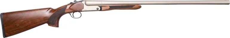 Pointer SXS Wood Nickel / Wood 12 GA-2.75 28 Barrel 2-Rounds - Pointer Shotguns