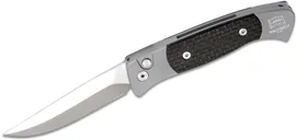 ProTech Knives Brend 2 Carbon Fiber Automatic Knife - 2.9 Plain Clip Point Blade - Protech Knives