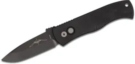 ProTech Knives CQC7 Automatic Knife - 3.25 Plain Black Spear Point Blade - Protech Knives