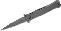 ProTech Knives Don Automatic Knife - 3.5 Plain Black Spear Point Blade - Protech Knives
