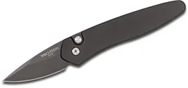 ProTech Knives Half-Breed Automatic Knife - 1.95 Plain Black Spear Point Blade - Protech Knives