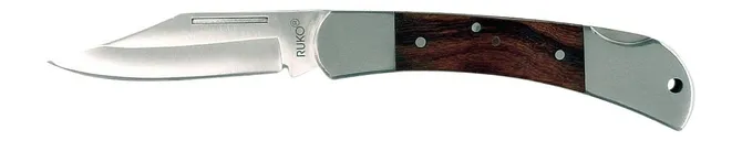 Ruko Knives Hunting Folding Knife 3.5 Plain Edge 420 Stainless Blade - Ruko