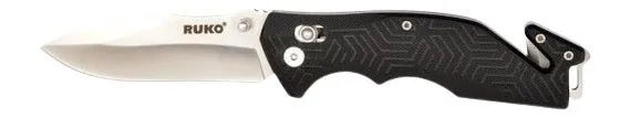 Ruko Knives Rescue Folding 3.5 420A Blade - RYNOBLADE KNIVES