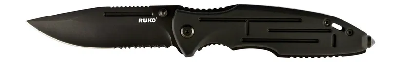 Ruko Knives Shark Partially Serrated 420 Stainless Blade - Ruko