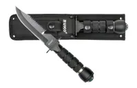 Ruko Knives Survival Fixed Saw w/ Compass 420 Stainless Blade - Ruko