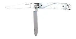 Ruko Knives Trapper Pearl White Folding 420A Blade - Ruko
