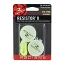 Radians Resistor II Clear / Green 4 Flange Ear Plugs 3-Pack - Radians