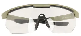 Radians Safety Glasses Tan Oversized Clear Lens - Radians