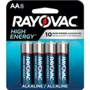 Rayovac AA Batteries Blue / Silver 2700mAh 8-Pack - Rayovac
