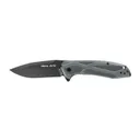 Real Avid RAV-2 Blue / Black Folding Knife Liner Lock Assisted Opening 3.25 Plain Edge Drop Point 8Cr13MoV Blade - Real Avid