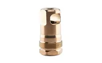 Rearden SPB Muzzle Brake Gold 1/2x28 - Rearden Mfg