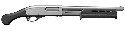 Remington 870 Tac-14 Marine Silver / Black 12 GA-3 14 Barrel 4-Rounds - Remington