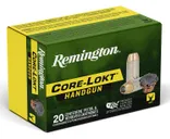 Remington Core-Lokt Nickel Plated Brass .45 Colt 237 Grain 20-Rounds JHP - Remington