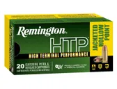 Remington HTP Brass .380 Ammo 88-Grain 20-Rounds JHP - Remington