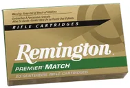 Remington Premier Match Brass .308 Win 175-Grain 20-Rounds HPBT - Remington