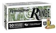 Remington Range Brass 9mm 115 Grain 50-Rounds FMJ - Remington